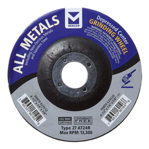 Mercer 4-1/2" X 1/8" X 7/8" All Metal Cutting and Light Grinding Wheel